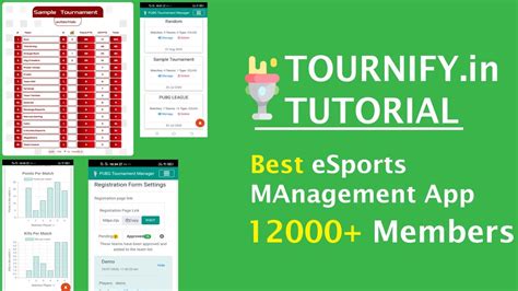 Tournament management app for eSports.